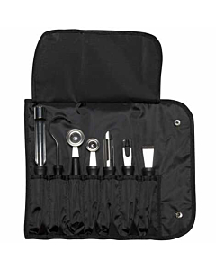 Complete 7 Piece Garnish Tool Set & Case