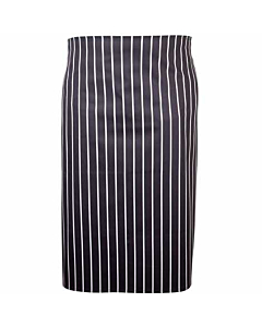 Navy Butchers Stripe Waist Apron 71cm X 76cm