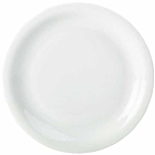 Genware Porcelain Narrow Rim Plate 16cm/6.25"