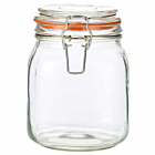 Genware Glass Terrine Jar 1L