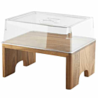 Acacia Wood GN Buffet Riser GN 1/4 10cm (H)