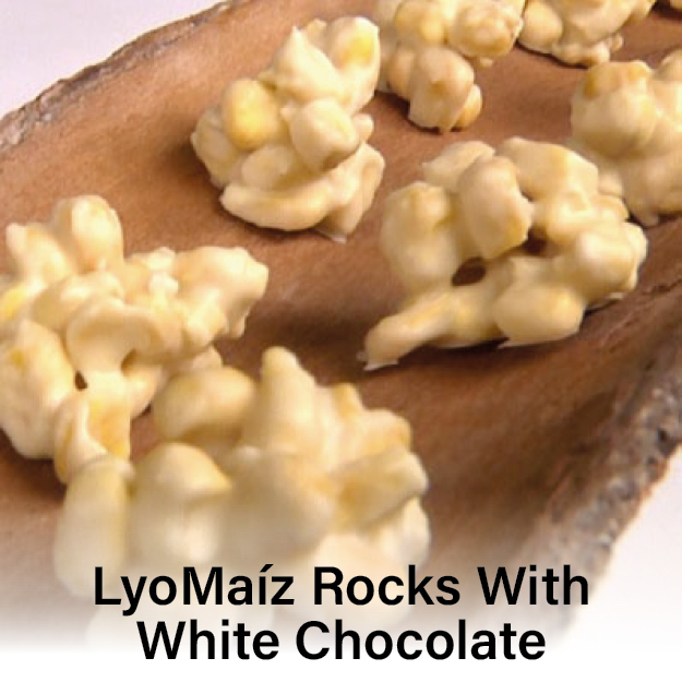 LyoMaiz Rocks with White Chocolate LyoMaiz Rocks with White Chocolate