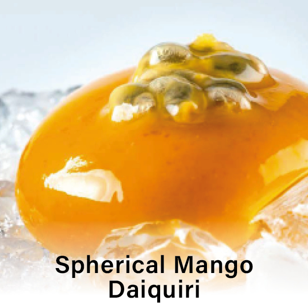Spherical Mango Daiquiri Spherical Mango Daiquiri