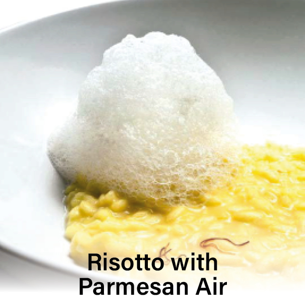 Risotto with Parmesan Air Risotto with Parmesan Air