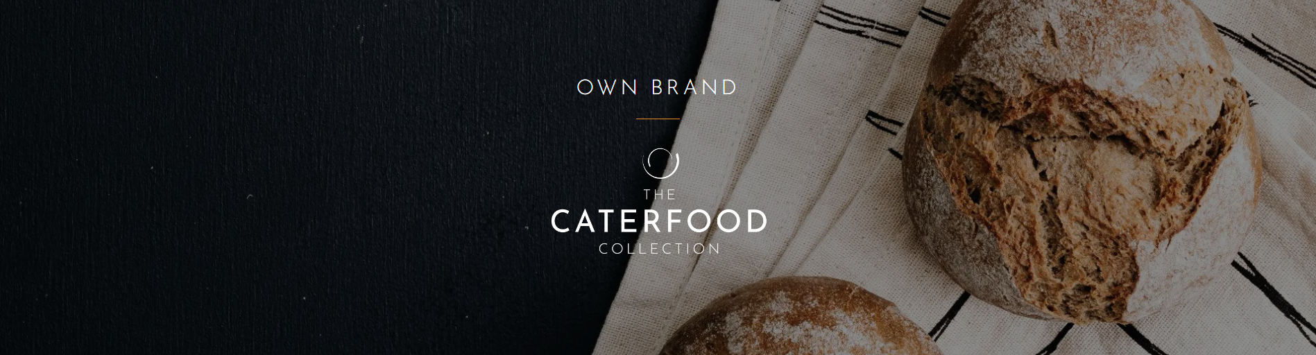 The caterfood collection header banner showing freshly baked bread The caterfood collection header banner showing freshly baked bread