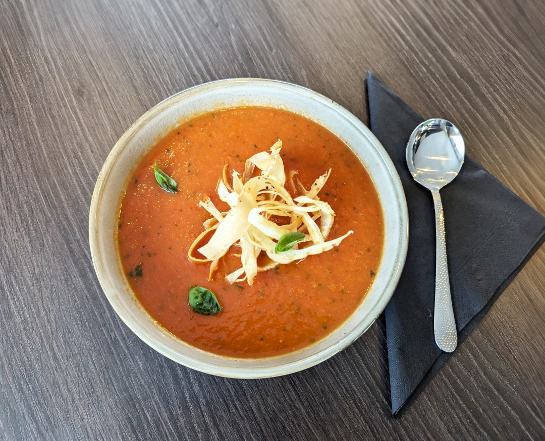 Chili, Parsnip & Butternut Squash Soup with Parsnip Crisps  Chili, Parsnip & Butternut Squash Soup with Parsnip Crisps