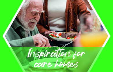 Inspiration for Care Homes, Elderly Man eating Inspiration for Care Homes, Elderly Man eating