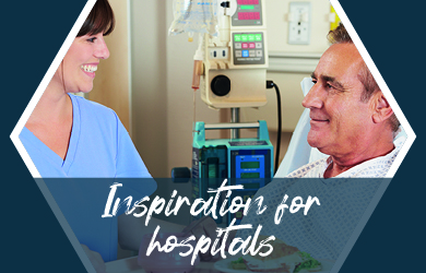 Inspiration for hospitals, Patient with Nurse  Inspiration for hospitals, Patient with Nurse